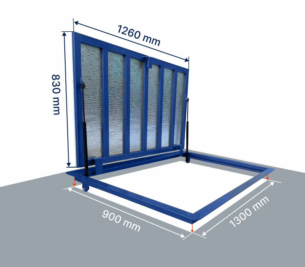 Trappe de sol Trappe d’accès 90 x 130 cm Imperméable