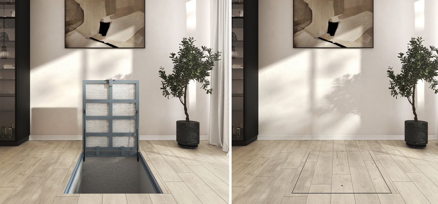 Bodenluke Schachtabdeckung Revisionsschacht 120 x 90 cm
