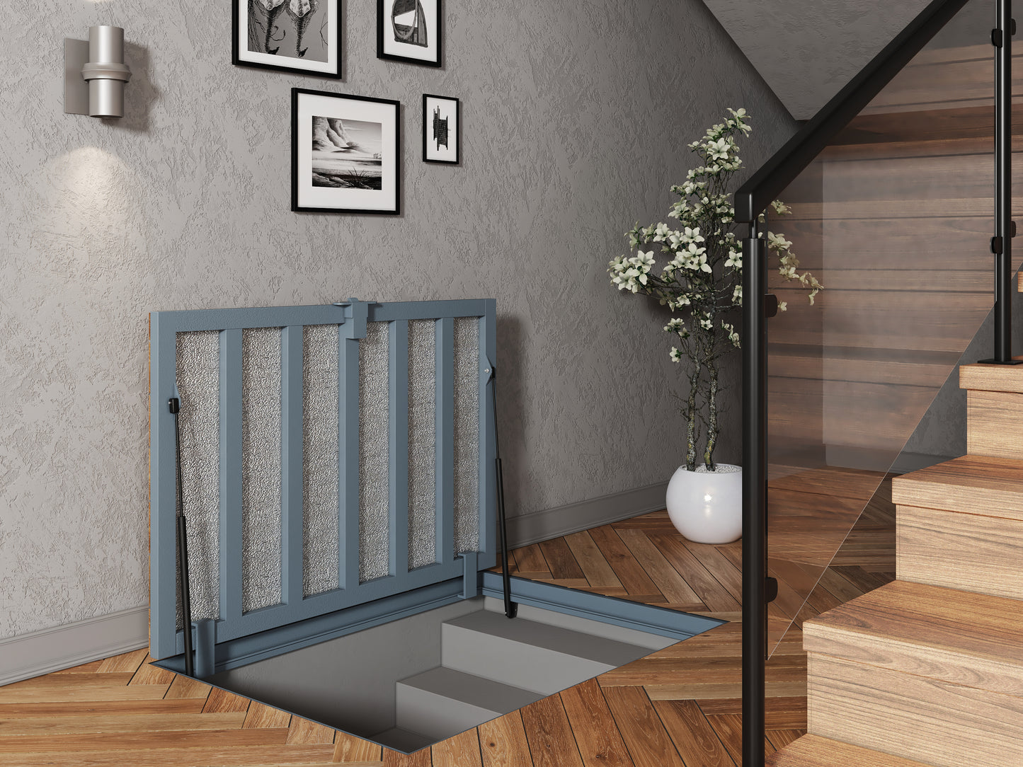 Bodenluke Schachtabdeckung Revisionsschacht 70 x 130 cm