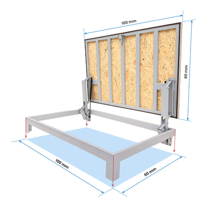 Waterproof Floor Access Door 60 × 100 cm Hidden Floor Access Door LAMOS™