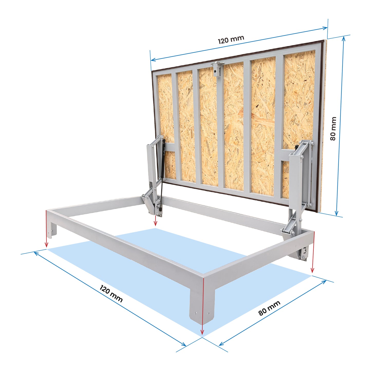 Waterproof Floor Access Door 80 × 120 cm Hidden Floor Access Door LAMOS™